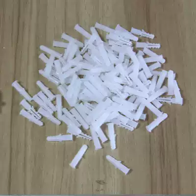 Fish-shaped plastic inflatable tube Inflatable rubber plug Self-tapping expansion screw 6mm anchor wall plug plug Plastic plug head