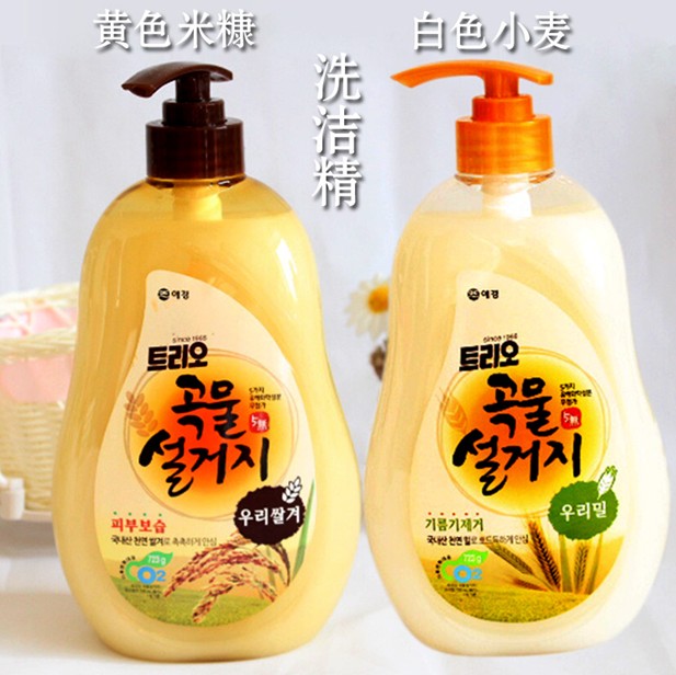 South Korea imported Aijing white wheat rice natural grain detergent fruit and vegetable disinfection without fluorescent agent