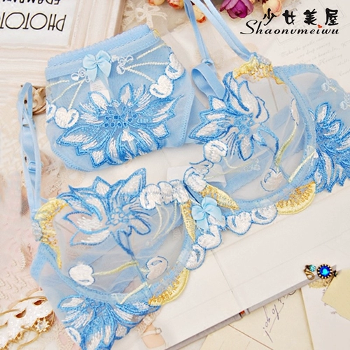 Сексуальное прозрачное нижнее белье, комплект, кружевной бюстгалтер, поддерживающие летние ультратонкие тонкие штаны