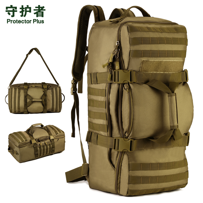 Mountain bag with shoulder bag male handbag outdoor backpack large capacity Oxford cloth anti - thrust water 60 liters variable shoulder bag