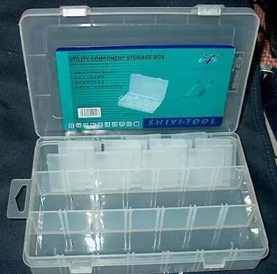 Real Beneficial Elements Box G Electronic Components Box Plastic Box Parts Containing box 200 * 130 * 40 SY-011