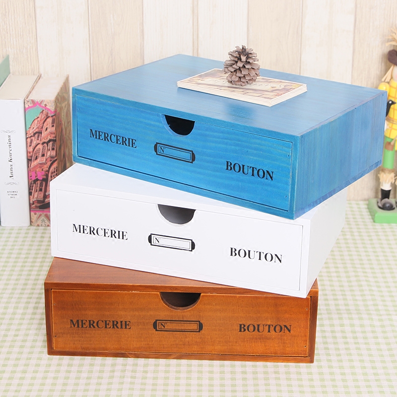 Solid wood desktop mini small drawer storage cabinet table computer monitor increased notebook desktop base bracket