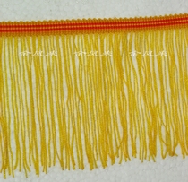 Yellow red lantern must be made with a colored cartoon accessories of colored flower ears manually made single - head stream Sumi 8 inches