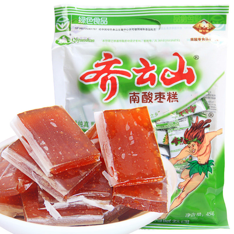 【天猫超市】齐云山 南酸枣 江西赣州 南酸枣糕454g/袋 零食 蜜饯