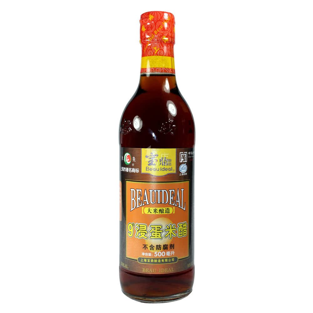 宝鼎 9°浸蛋米醋 500ml/瓶 新老包装 随机发货