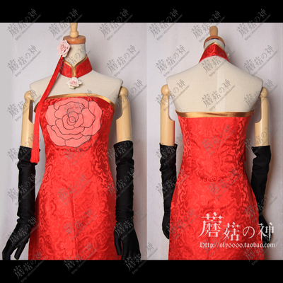 taobao agent Oly-xxx Holic Ichihara Tuizi Illustration Edition Red Cheongsam COSPLAY clothing customization