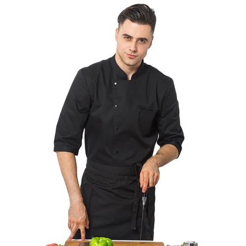 Шеф-повар рабочая одежда мужской костюм весна и осень 700 квартал