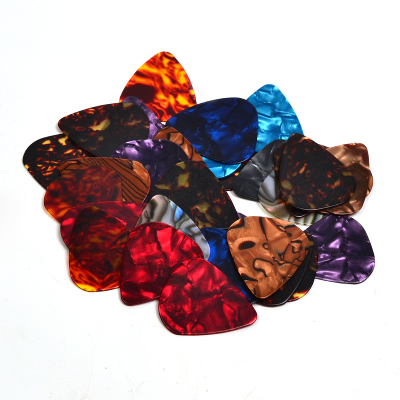 Color Celulu Folk bakelite guitar paddles selection thickness 6 pieces send paddles box