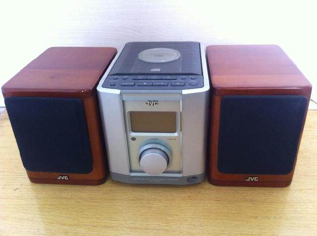 JVC Jie Weishi UX-2000GD combination audio CD radio with power amplifier cherry log speaker