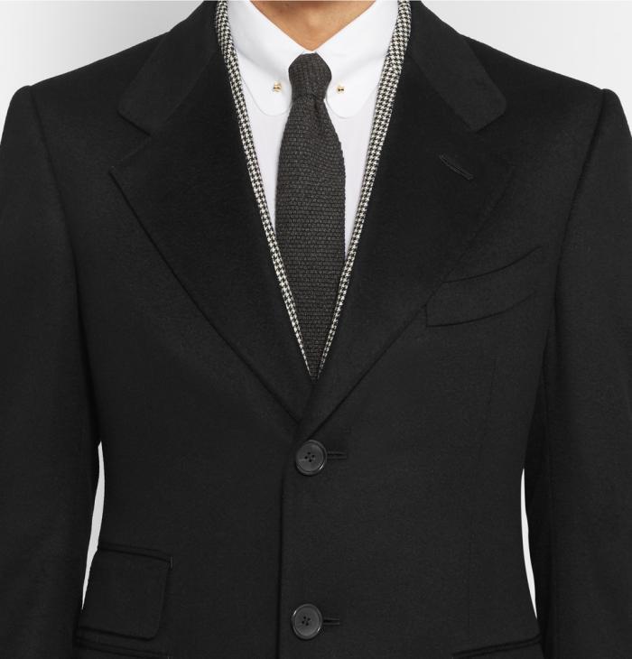 Tom Ford Slim-Fit Cashmere Coat, Same Style as 007