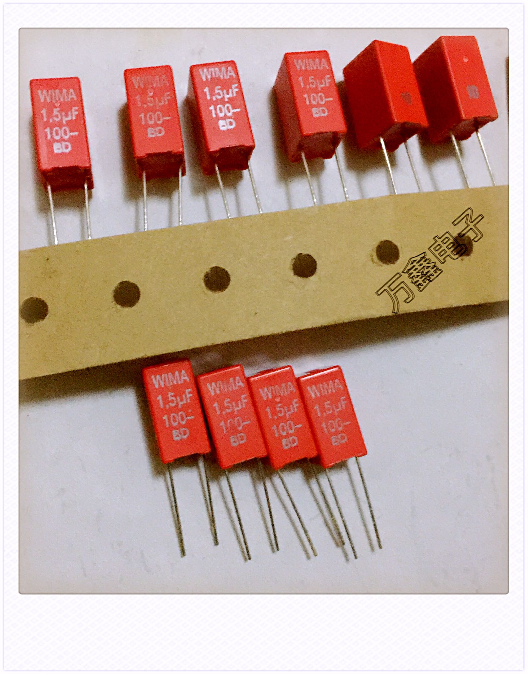 Germany WIMA Red Weima 100V1 5UF 155 Fever polyester film capacitor