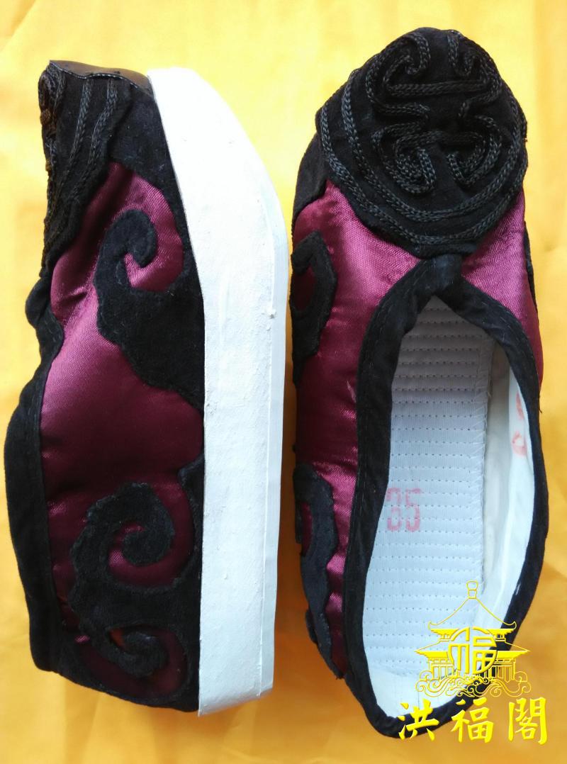 Taoist supplies men's and women's ten square shoes cotton shoes Taoist shoes Taoist cloud shoes high gong cloud shoes high gong shoes Taoist shoes purple
