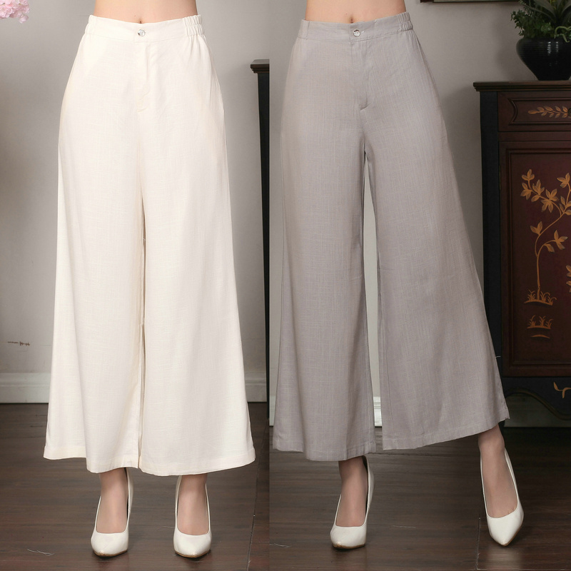 wide straight leg pants