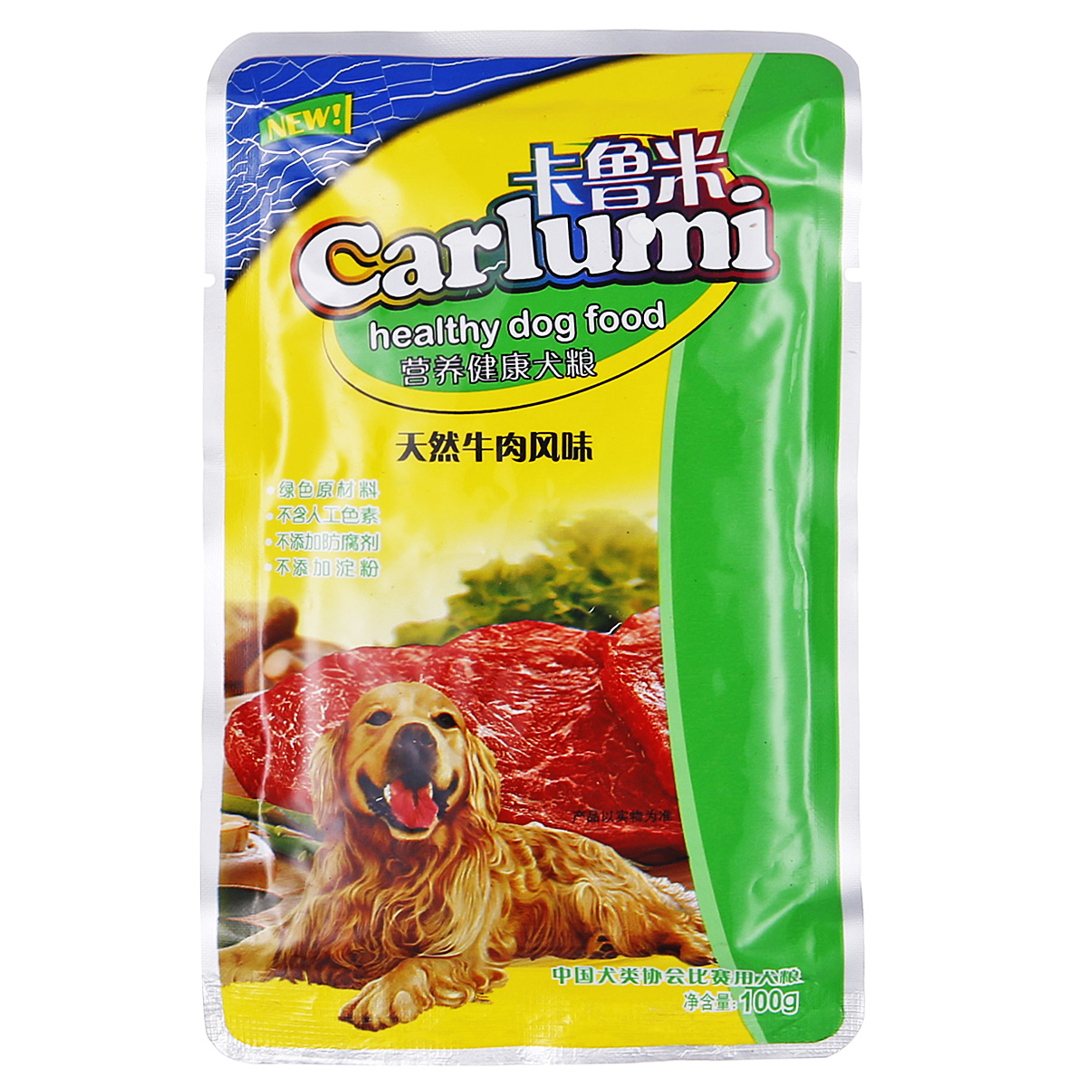 波奇网宠物狗零食卡鲁米牛肉风味犬用100g鲜封包泰迪磨牙零食