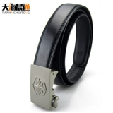 Новый мужский ремень безопасности мужской внутренний ремень черной однократный сингл световой поверхности Универсальная автоматическая пряжка аксессуаров безопасности