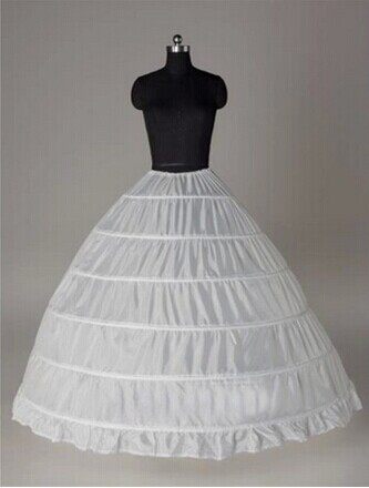 Direct sales increase diameter 120cm bridal wedding dress skirt support extra large skirt support 6 circle petticoat domestic sales straps six steel skirt support