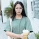 Trái đất là một tấm kính nửa khung tròn kính nghệ thuật retro thủy triều mặt tròn kính gọng kính cận thị cho nam và nữ