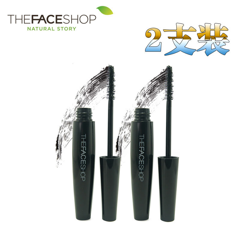 The Face Shop/菲诗小铺黑杆大肚子睫毛膏纤长浓密防水不晕染韩国
