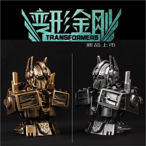 Transformers 4 Optimus Prime bust imitation copper imitation iron GK hand-made model decoration birthday holiday gift gift