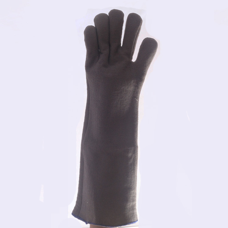 Caston PJJJ35-50 250 degrees industrial grade high temperature resistant gloves 50CM long heat insulation baking flame retardant gloves