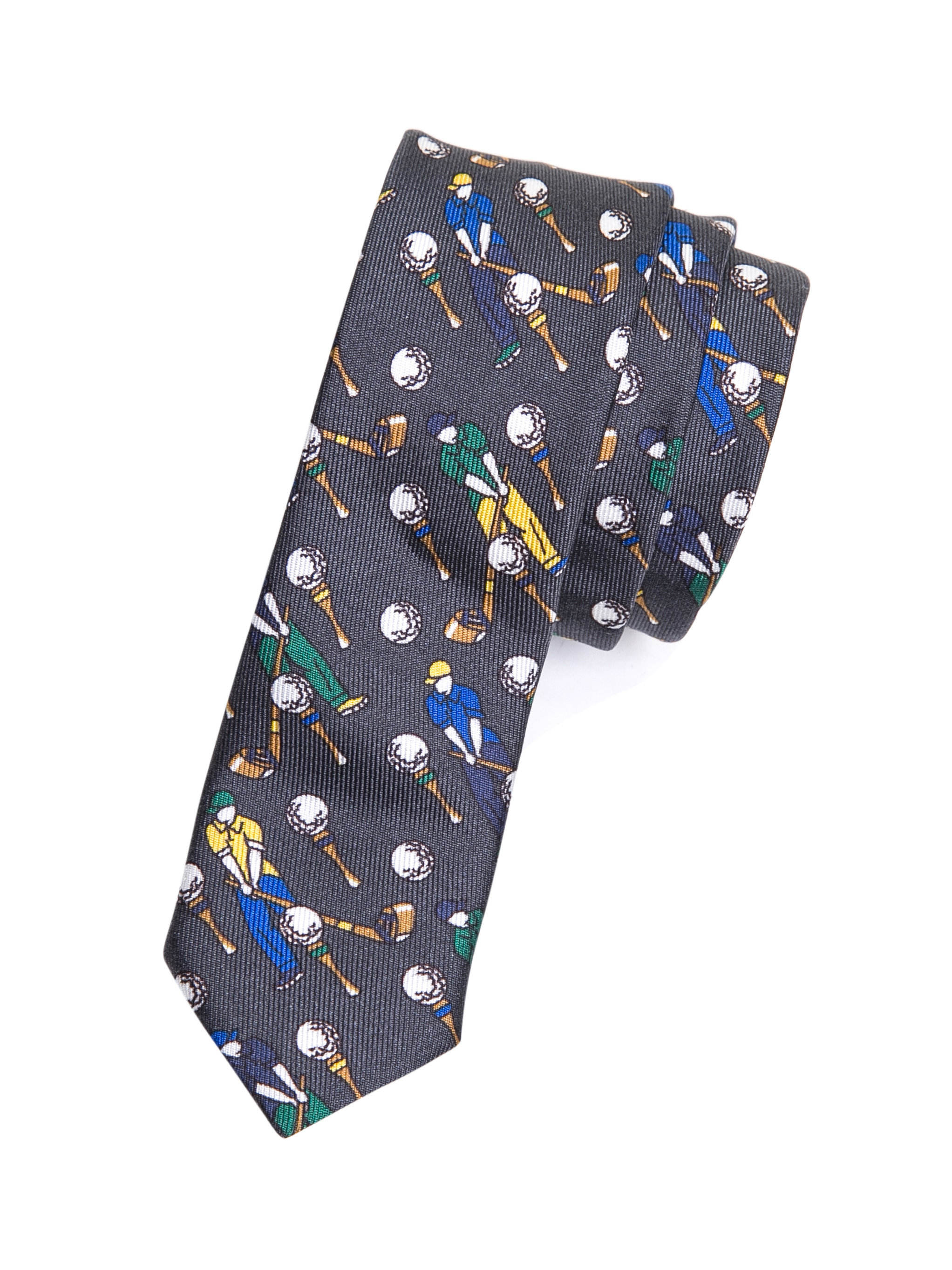 Dolce&Gabbana 灰色运动主题领带