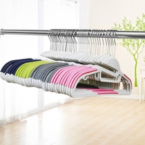 White plastic non-slip unscented household clothing hanging can be customized space-saving modern new hangers