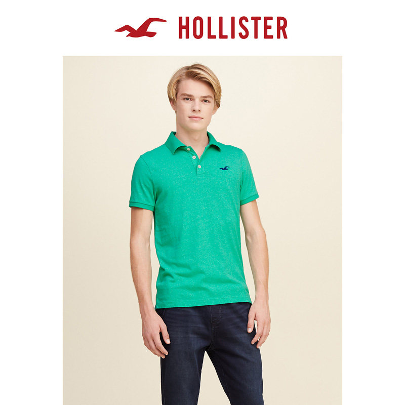 Hollister 标识图样撞色 Polo 衫 男 110947