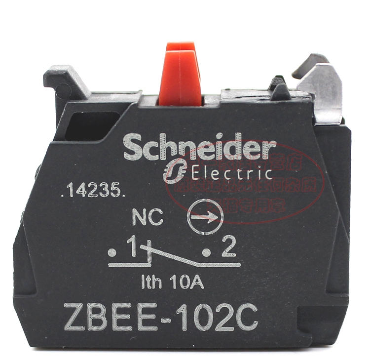 Original Schneider (Shanghai) push button switch normally closed contact module ZBEE-102C ZBEE102C