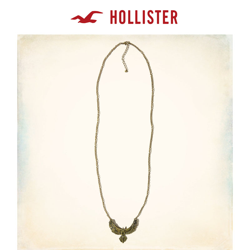 Hollister 2016春装新款长吊坠项链 女 125852