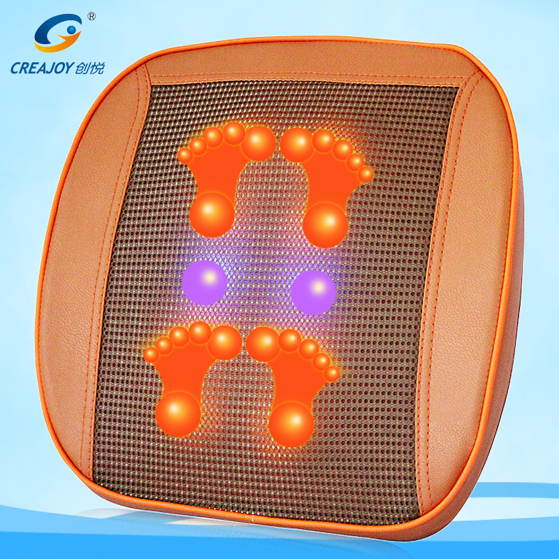 Creasing CY-8058 Massage Back Cushion Tate-style Open Back Machine Massage Cushion Knead Heating Massor Pushback Massage Pillow