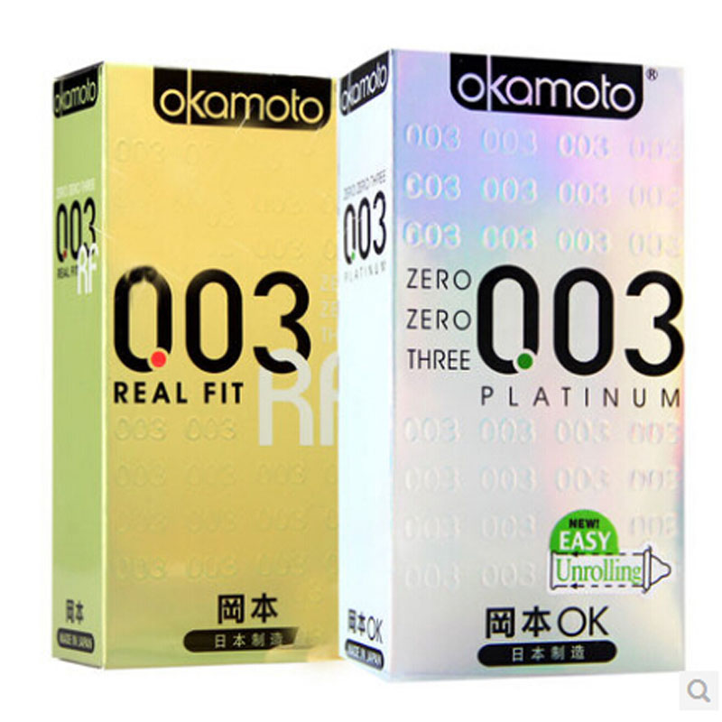冈本003黄金避孕套10只+白金10只超薄安全套成人计生用品包邮ys