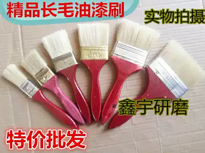 Wholesale long hair thickened 1 inch 2 inch 3 inch 4 inch paint brush Pig hair brush Hard hair brush Brown hair brush