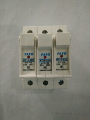Factory direct sales of FATO Huatong electromechanical brand RT18 series cylindrical cap fuse RT18-63-3P base