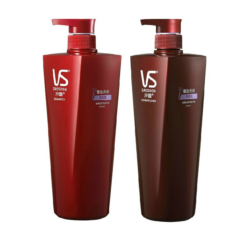 沙宣垂坠质感洗发水/露750ml+护发素750ml 多省包邮