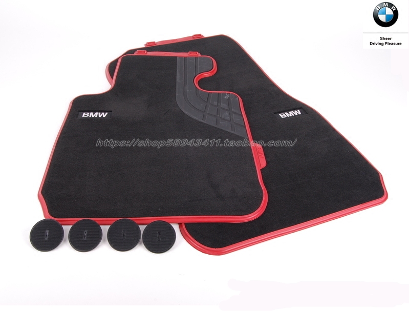 BMWBMW original plant foot pad new 3 series F30F35M3 sports a red Mickey colour fabric footbed