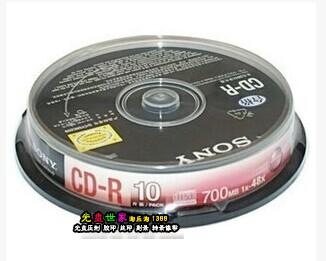  Original dress with anti-counterfeiting mark SONY cd-r blank disc 700MB 80MIN 10 sheet boxed