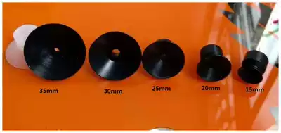 Anti-static vacuum single layer suction cup Tianging series Black suction cup factory price direct sales