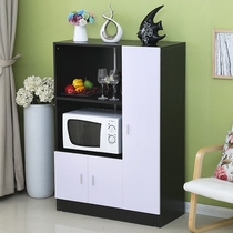 Simple modern low dining side cabinet Microwave oven tea cabinet Plate storage storage kitchen wine cupboard