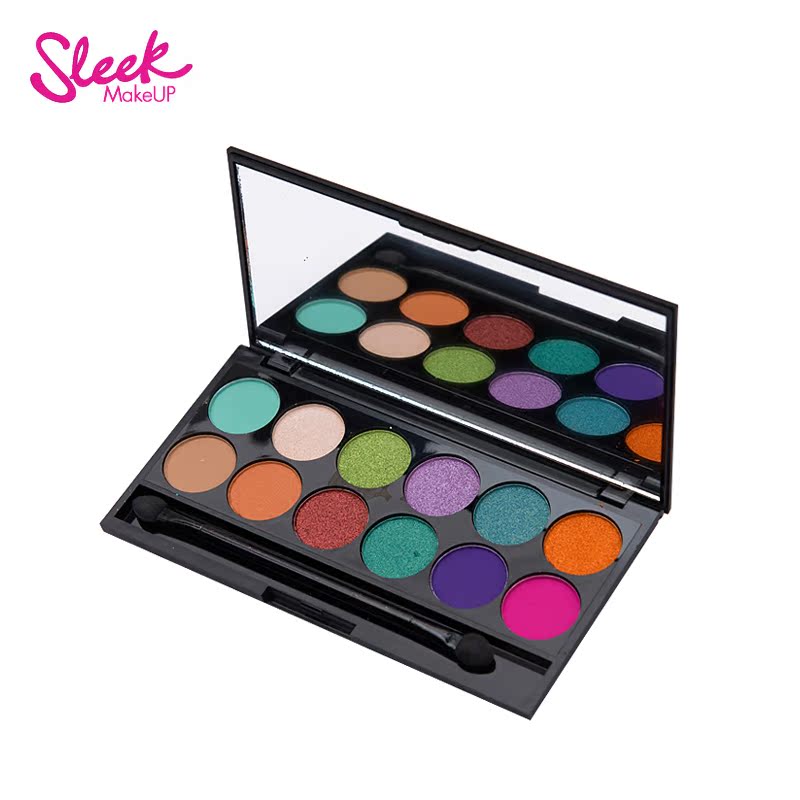 英国Sleek 12色矿物眼影盘 732 SnapShot防水多色化妆眼影