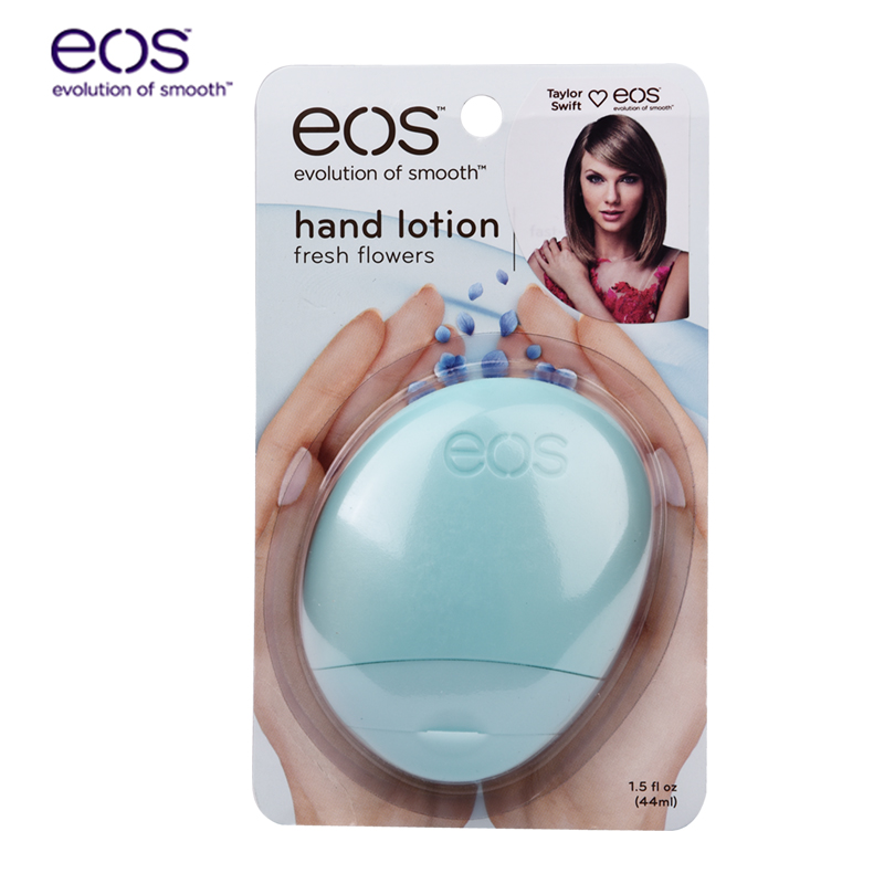 eos/伊欧诗美国原装冰蓝花瓣护手霜44ml补水保湿滋润防干裂防粗糙