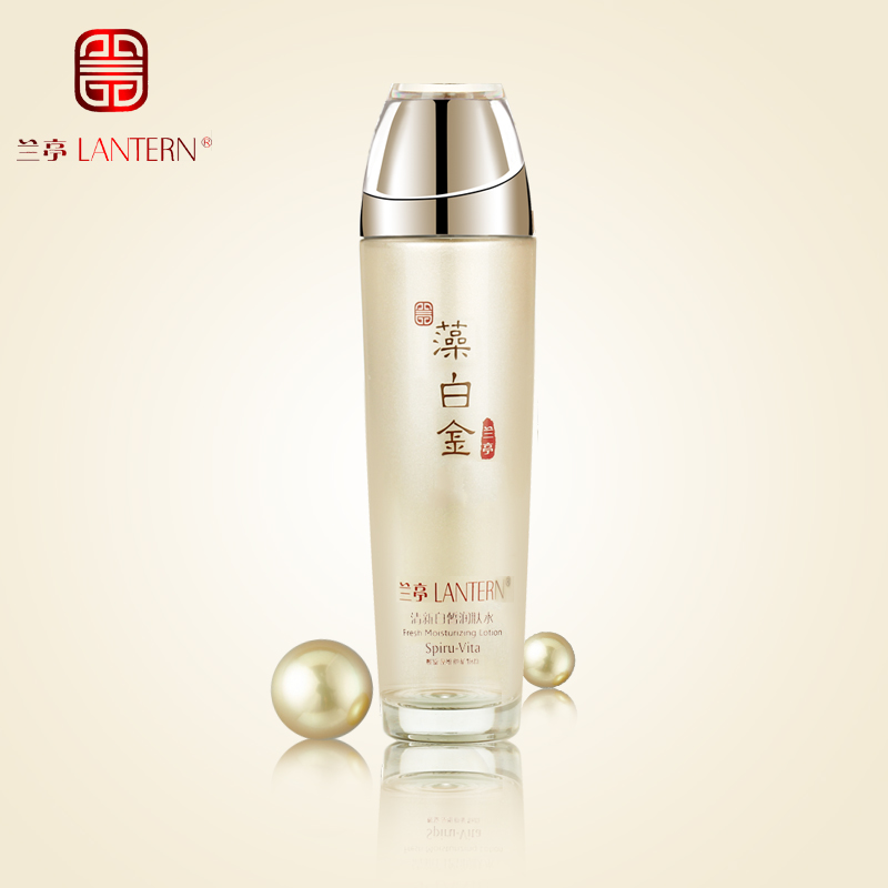 兰亭螺旋藻清新白皙润肤水128ml 美肤保湿爽肤水补水正品化妆品