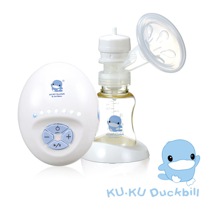 台湾官网直邮进口《KU.KU酷咕鸭》六段式实吸感轻巧吸乳器 (9021)