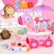 Piggy Pezi Peggy Peggy Becky và Yuet Đồ chơi Trẻ em Play House Kitchen Set Boy and Girls