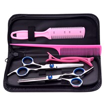 Professional hair trimming tools hairdressing scissors tooth scissors flat scissors household set combination bangs scissors
