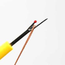 Three-strand embroidery steel needle for handmade flowers fine bead embroidery needle small tool set cross special needle thorn hand