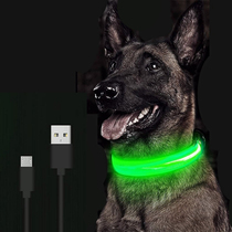 Recommended LED Glowing Dog Collar Rechargeable Luminous Collar Adju