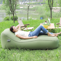 Lazy sofa bed Internet celebrity foldable office lying flat artifact portable automatic inflatable sofa lunch break