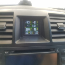 09-10-11-12-13-14 Highlander central control driving computer small screen clock modified driving computer o1