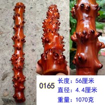 Guizhou Mengzi wooden thorn stick short stick long handle self-defense mahogany stick leg knocking massage stick handicraft ornaments