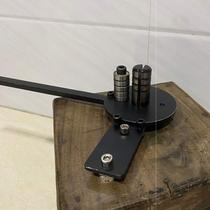 Hot selling medium folding flat iron hand bending machine bending 0 steel plate copper row flat iron right angle 9 degree bending manual bending machine
